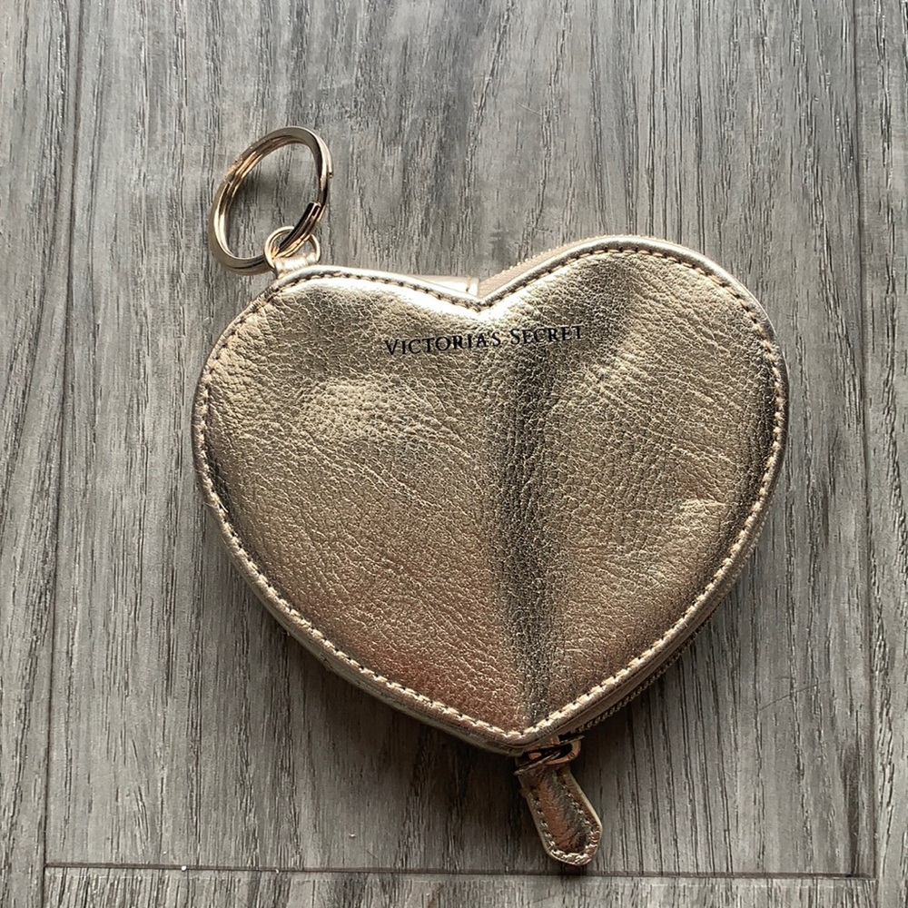 Victoria Secret gold coin pouch keyring